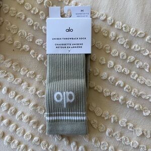NWT LIMITED EDITION LIMESTONE ALO SOCKS
